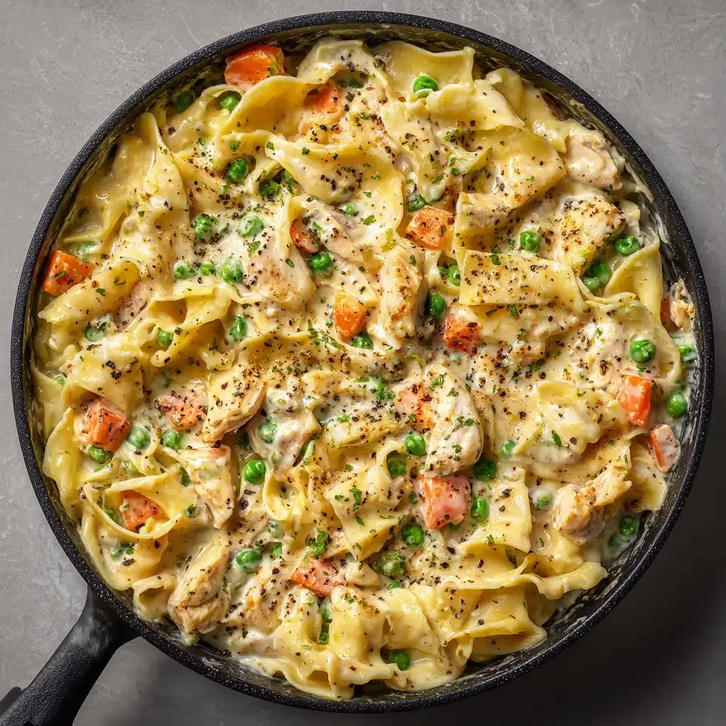 Chicken Pot Pie Noodle Recipe - Recipe Image
