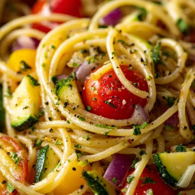 Cold Spaghetti Pasta Salad Recipe
