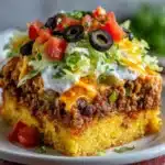 Cornbread Taco Bake Recipe