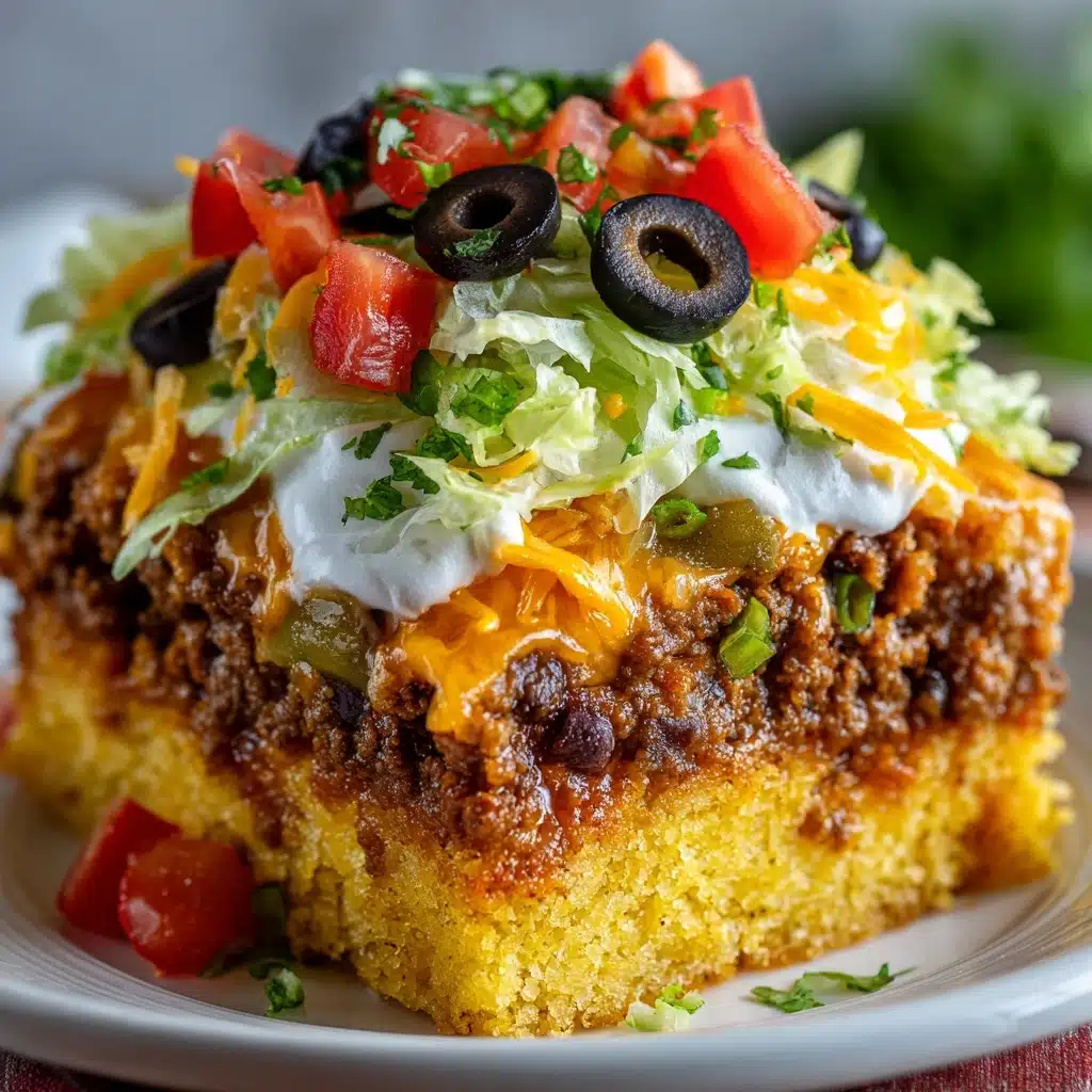 Cornbread Taco Bake Recipe