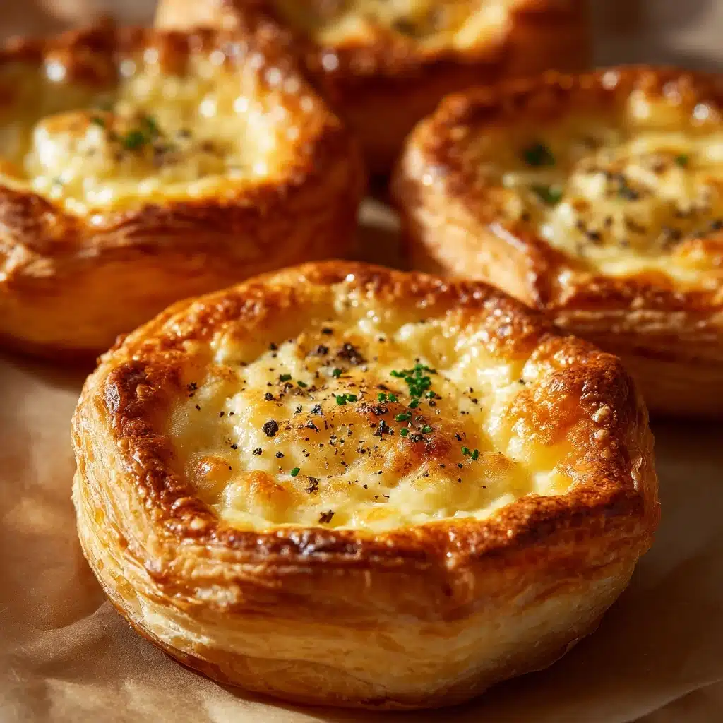 Cheesy Garlic Cruffins Recipe