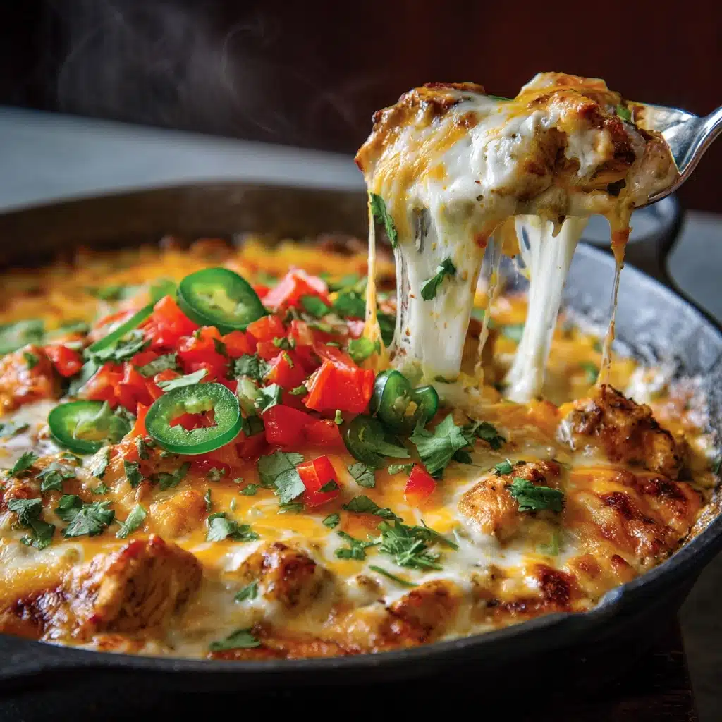 White Chicken Enchilada Skillet Recipe