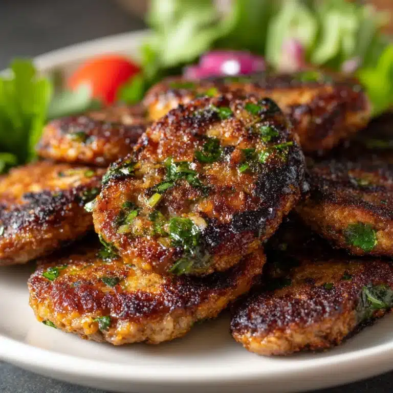 Mediterranean Chicken Patties Recipe