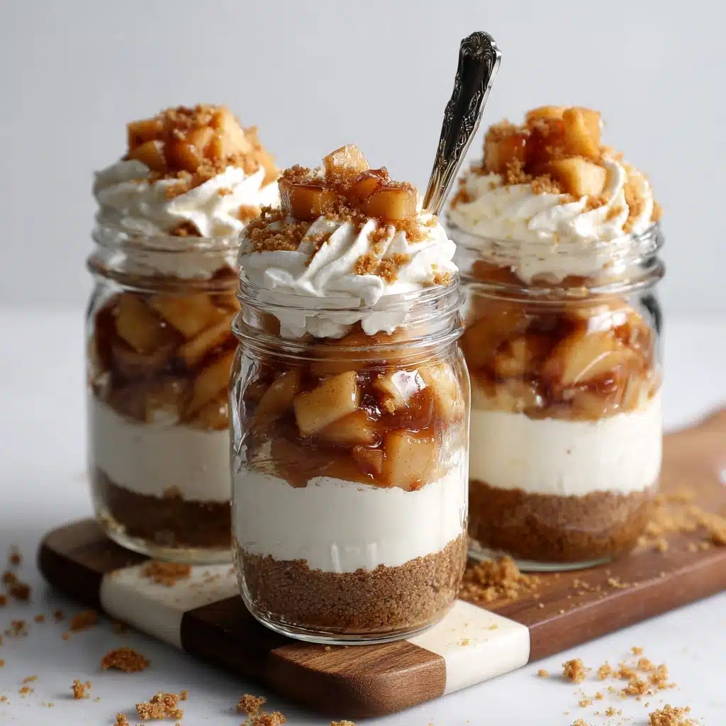 No-Bake Apple Cheesecake Jars Recipe