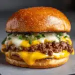 Philly Cheese Steak Burgers Recipe