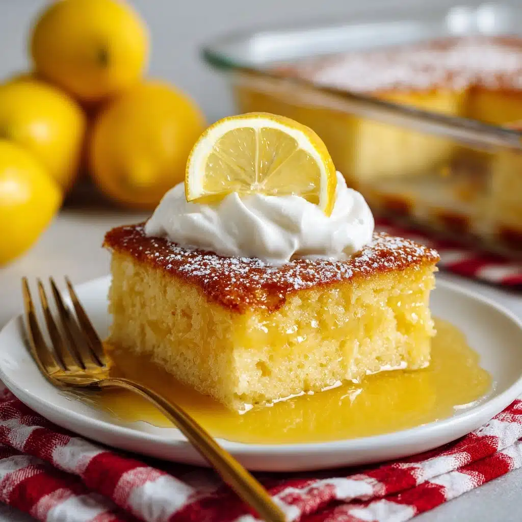 Luscious Lemon Pudding Cake Recipe - Recipe Image