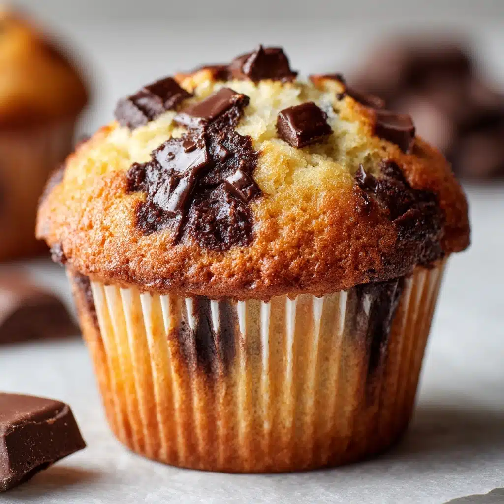 Bakery-Style Chocolate Chip Muffins Recipe