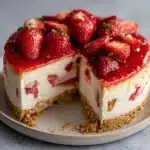 Gluten-Free & Vegan Strawberry Cheesecake Recipe