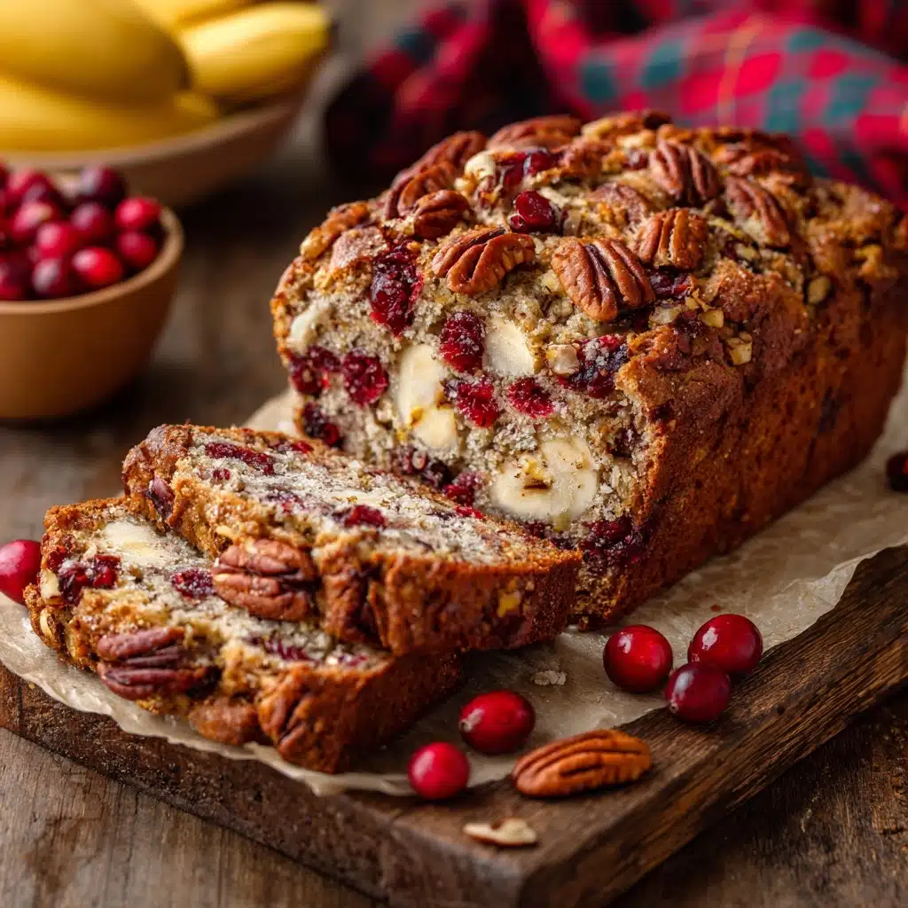 Easy Cranberry Banana Nut Bread Recipe