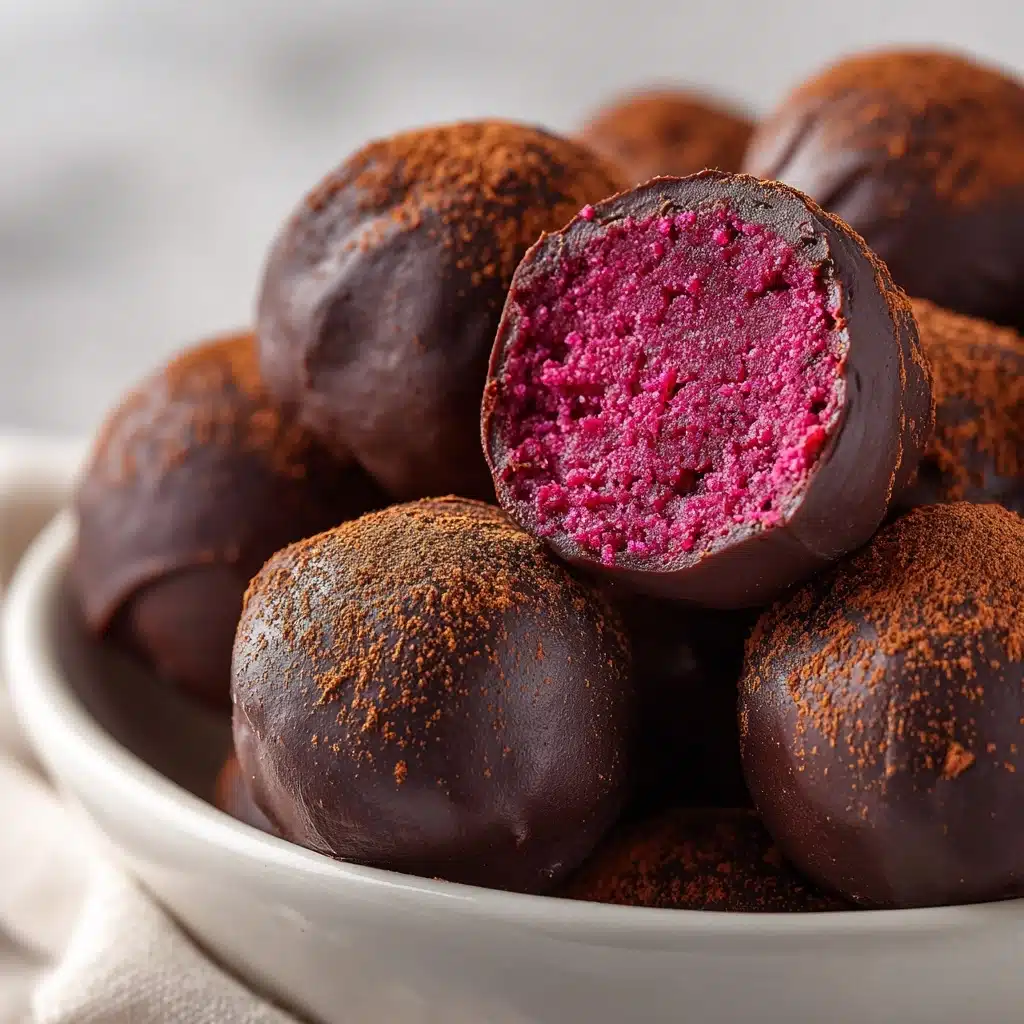 Fudgy Chocolate Beet Truffles Recipe - Recipe Image