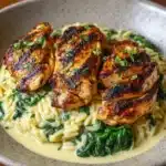 Boursin Orzo with Chicken Recipe