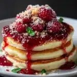 Raspberry Carrot Cake Pancakes Recipe
