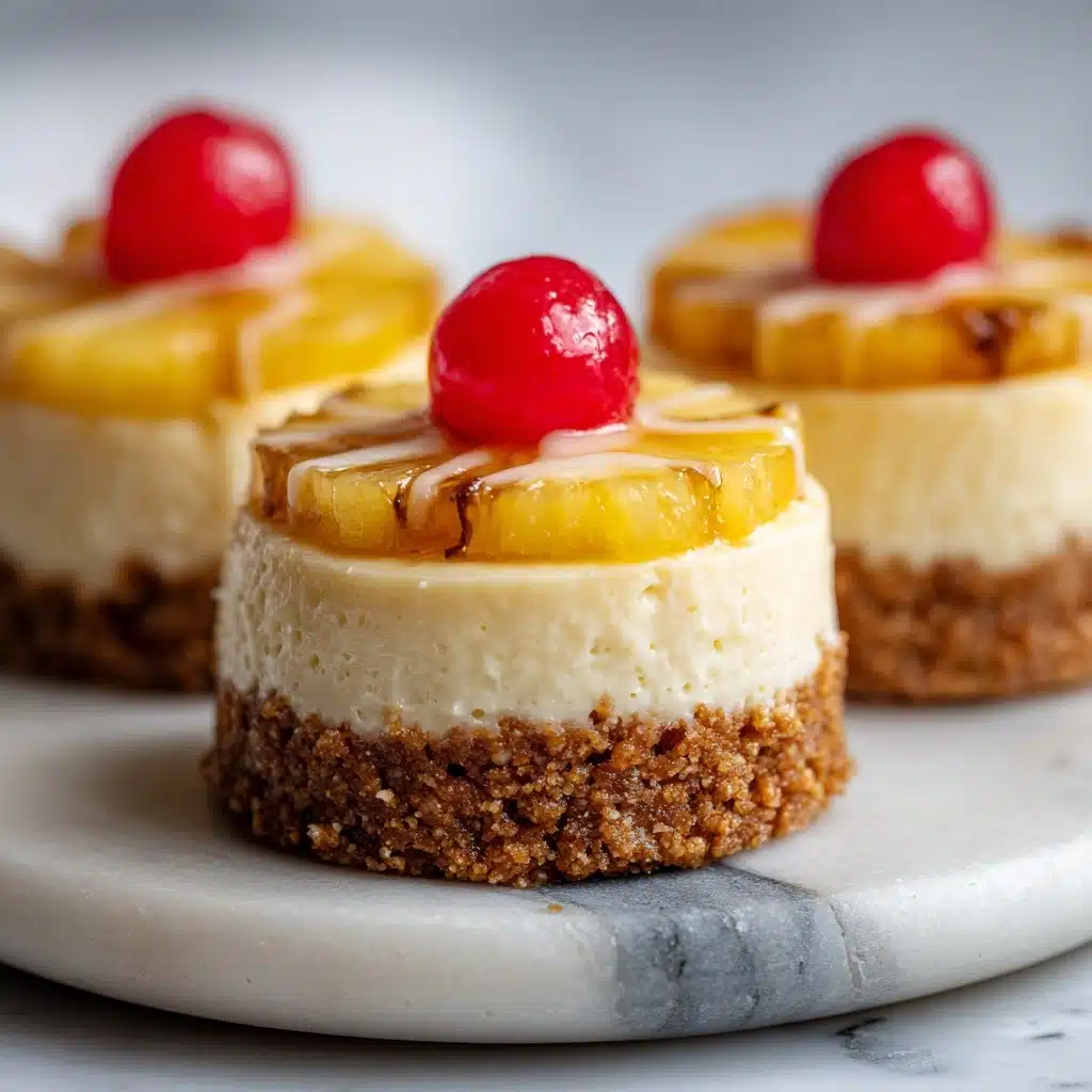 Mini Pineapple Upside-Down Cheesecakes Recipe