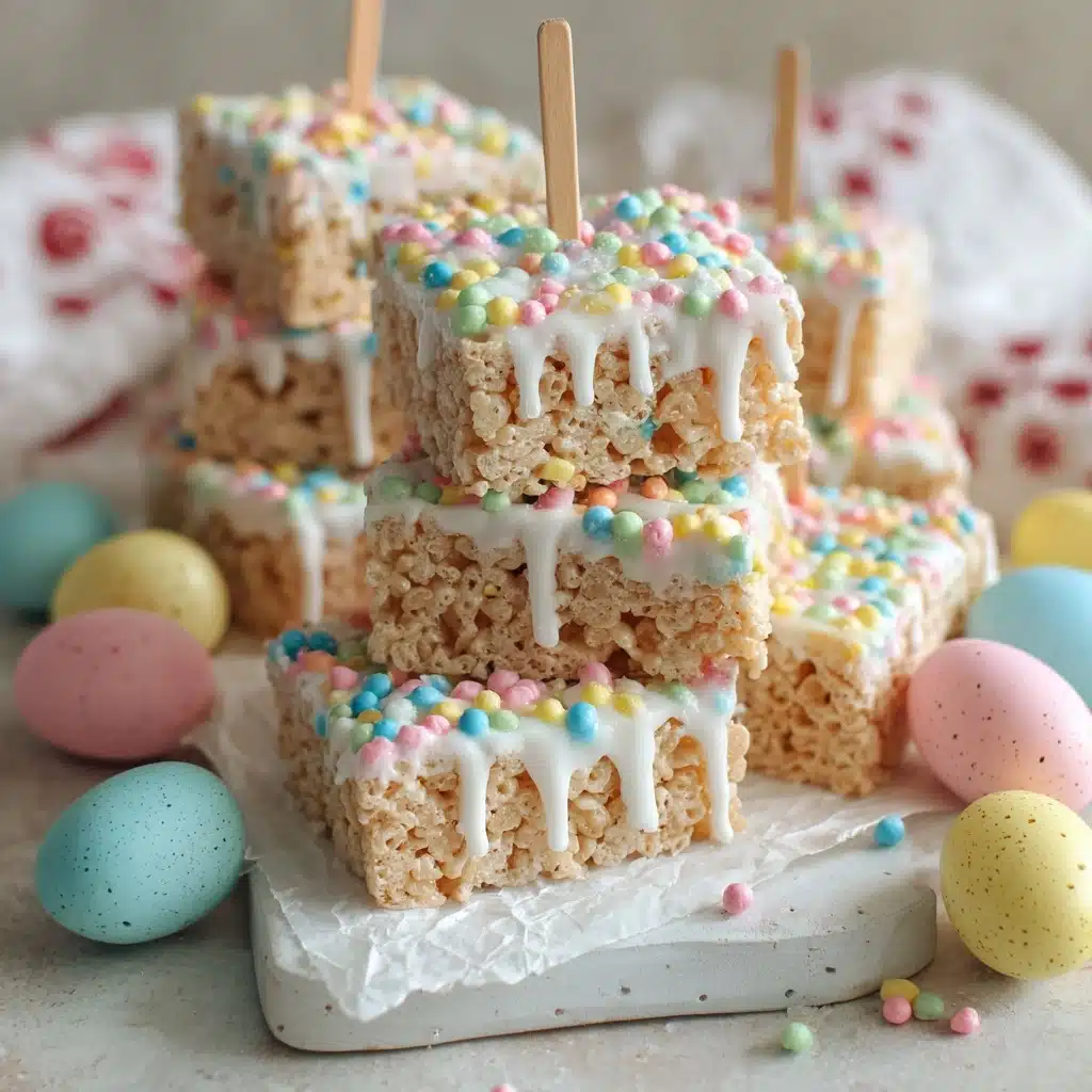Chocolate-Dipped Easter Rice Krispie Treats Recipe