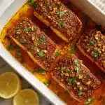 Baked Garlic Butter Cajun Cod Recipe