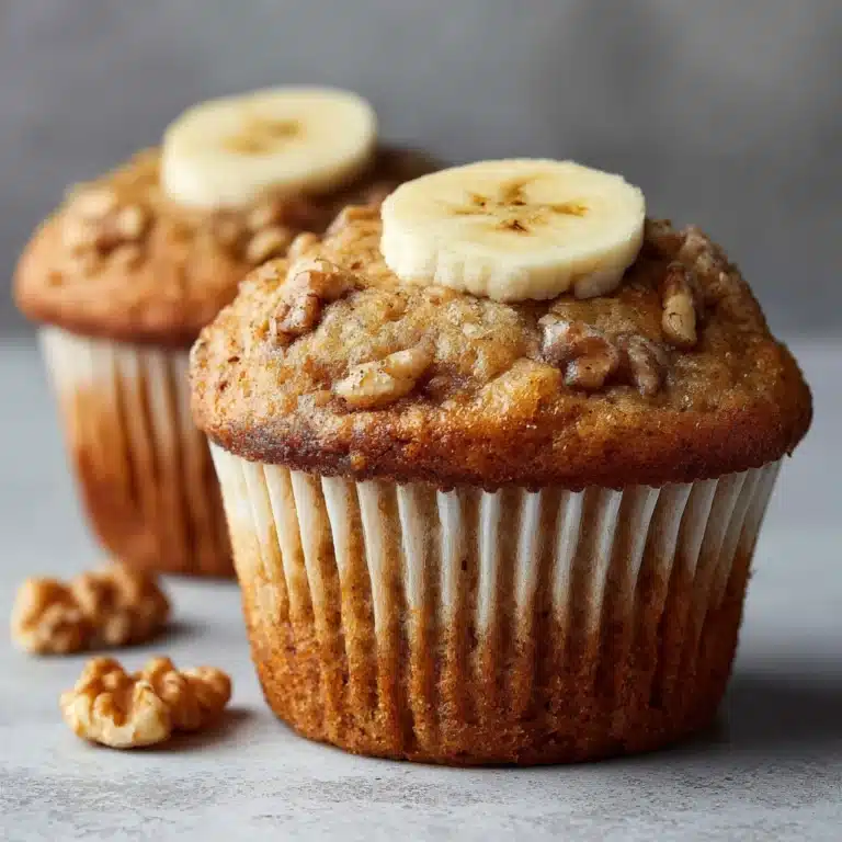Low-Calorie Greek Yogurt Banana Muffins Recipe