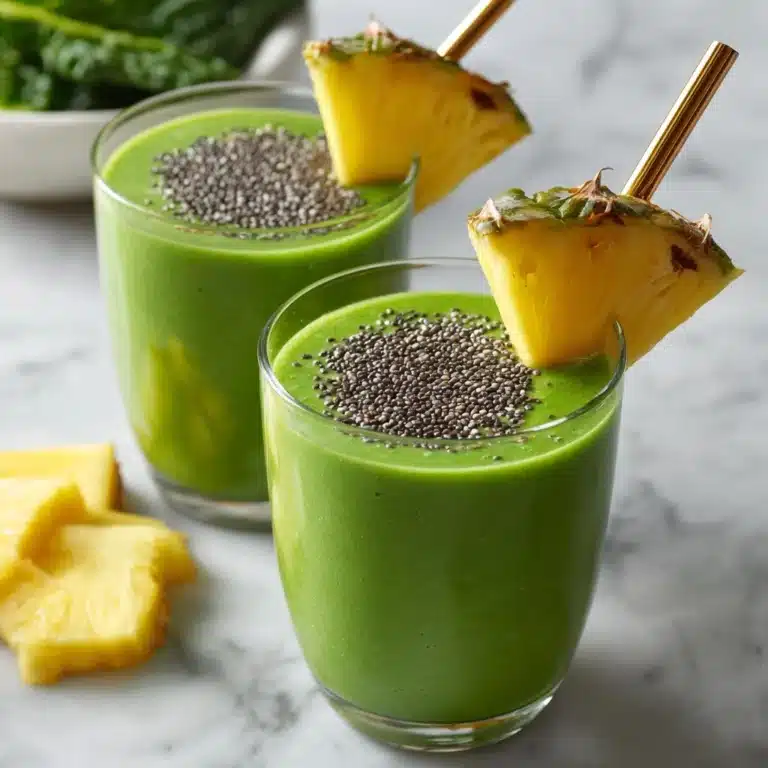 Tropical Green Detox Smoothie Recipe