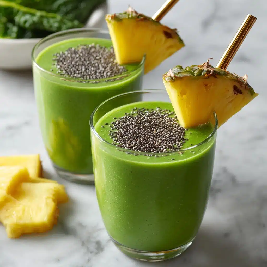 Tropical Green Detox Smoothie Recipe