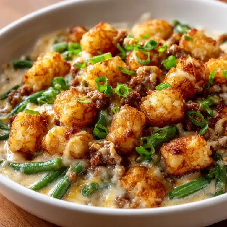Green Bean Casserole with Tater Tots: Irresistibly Cozy Recipe