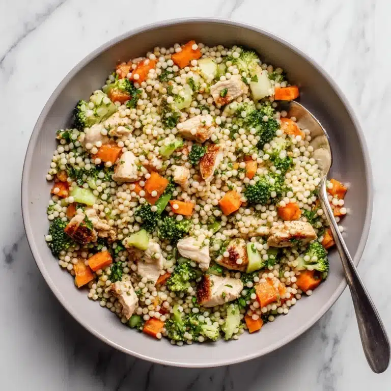 Roasted Butternut Squash Broccoli Cheddar Chicken Couscous Recipe