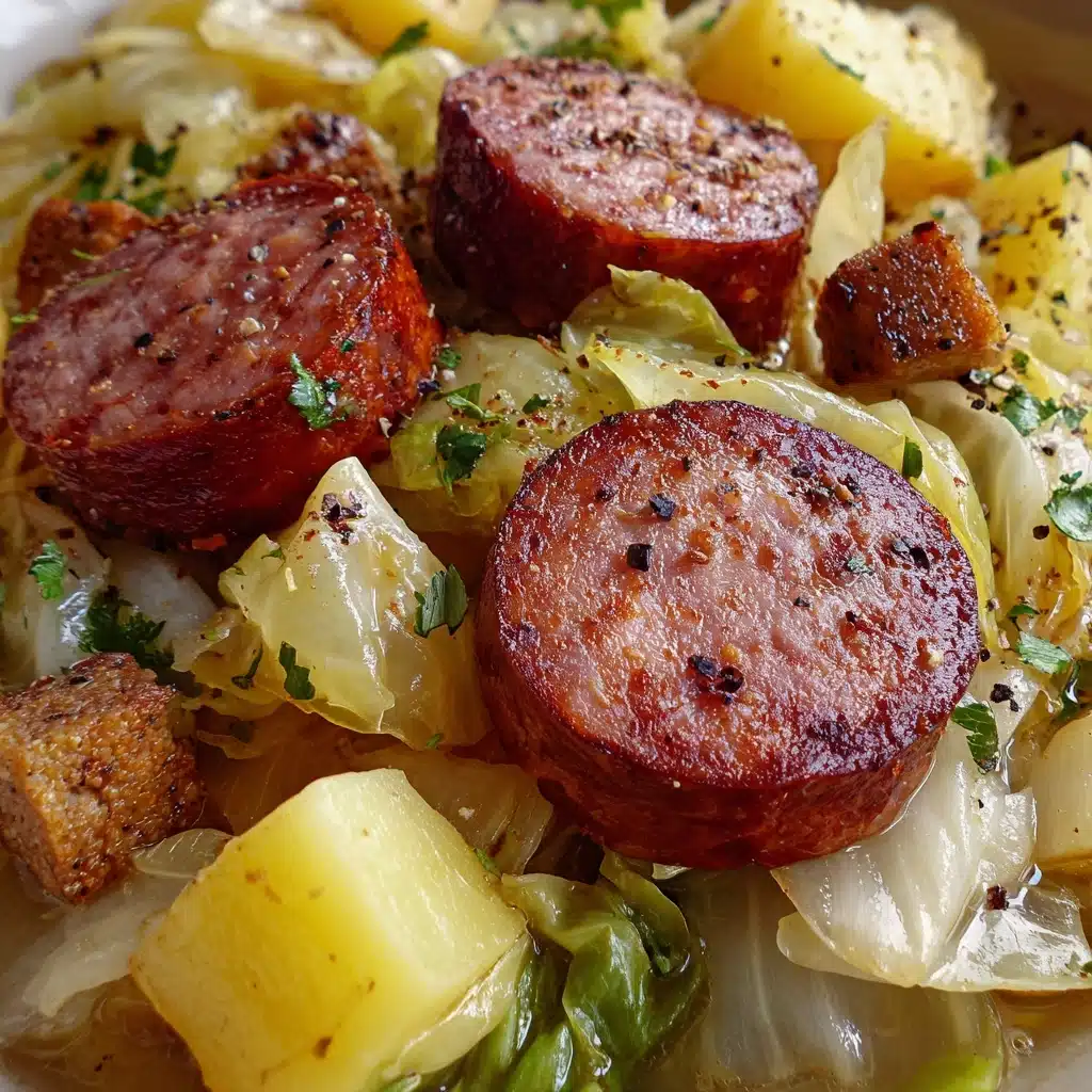Cabbage, Potatoes, and Smoked Sausage Recipe - Recipe Image