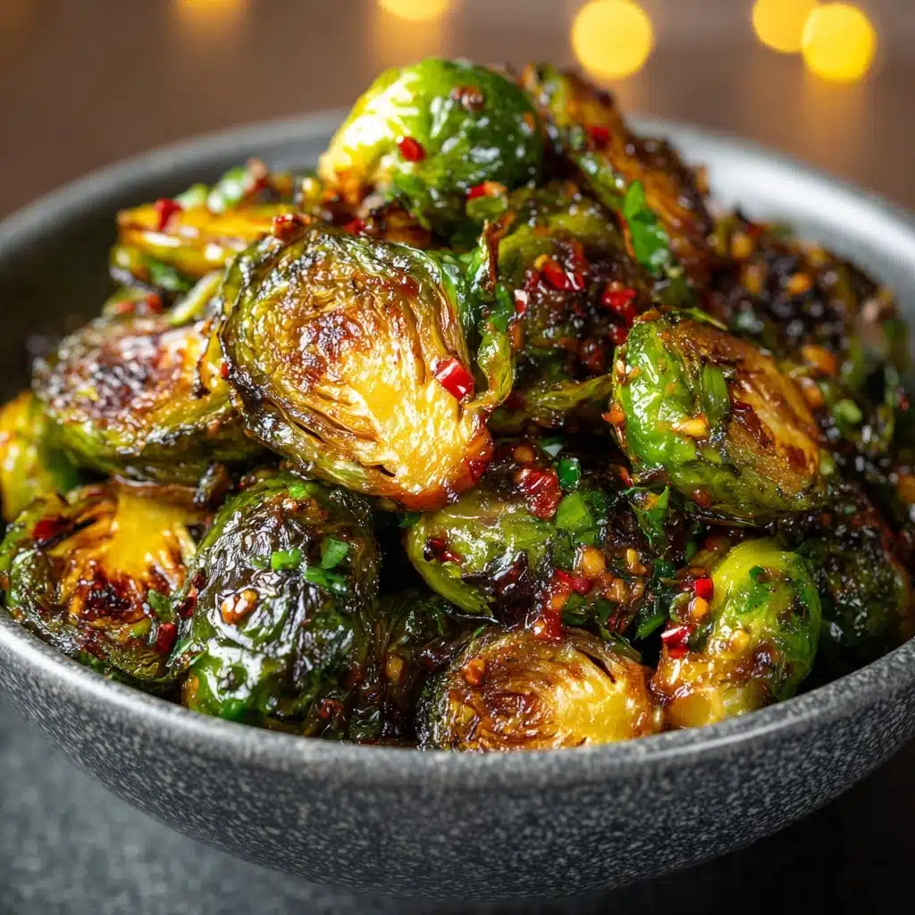 Sweet Chili Brussels Sprouts: A Deliciously Spicy Twist on a Classic Vegetable Dish Recipe - Recipe Image