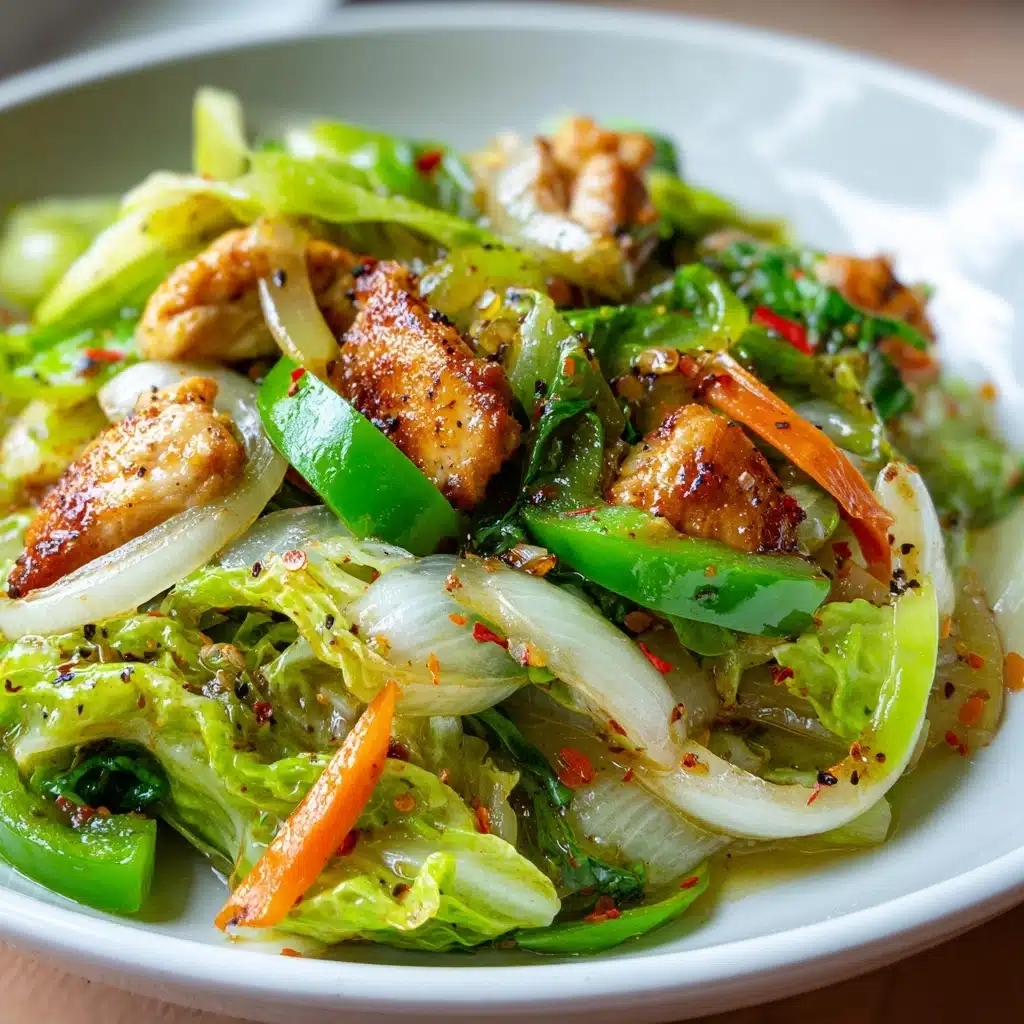 Chinese Chicken Cabbage Stir-Fry Recipe