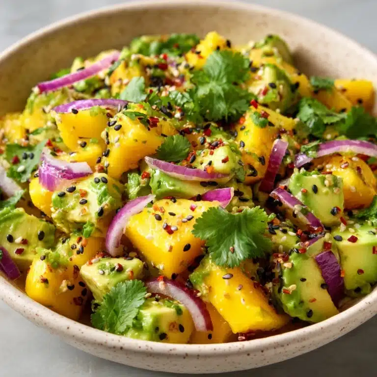 Avocado Mango Salad Recipe