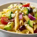 Lemon Herb Mediterranean Pasta Salad Recipe
