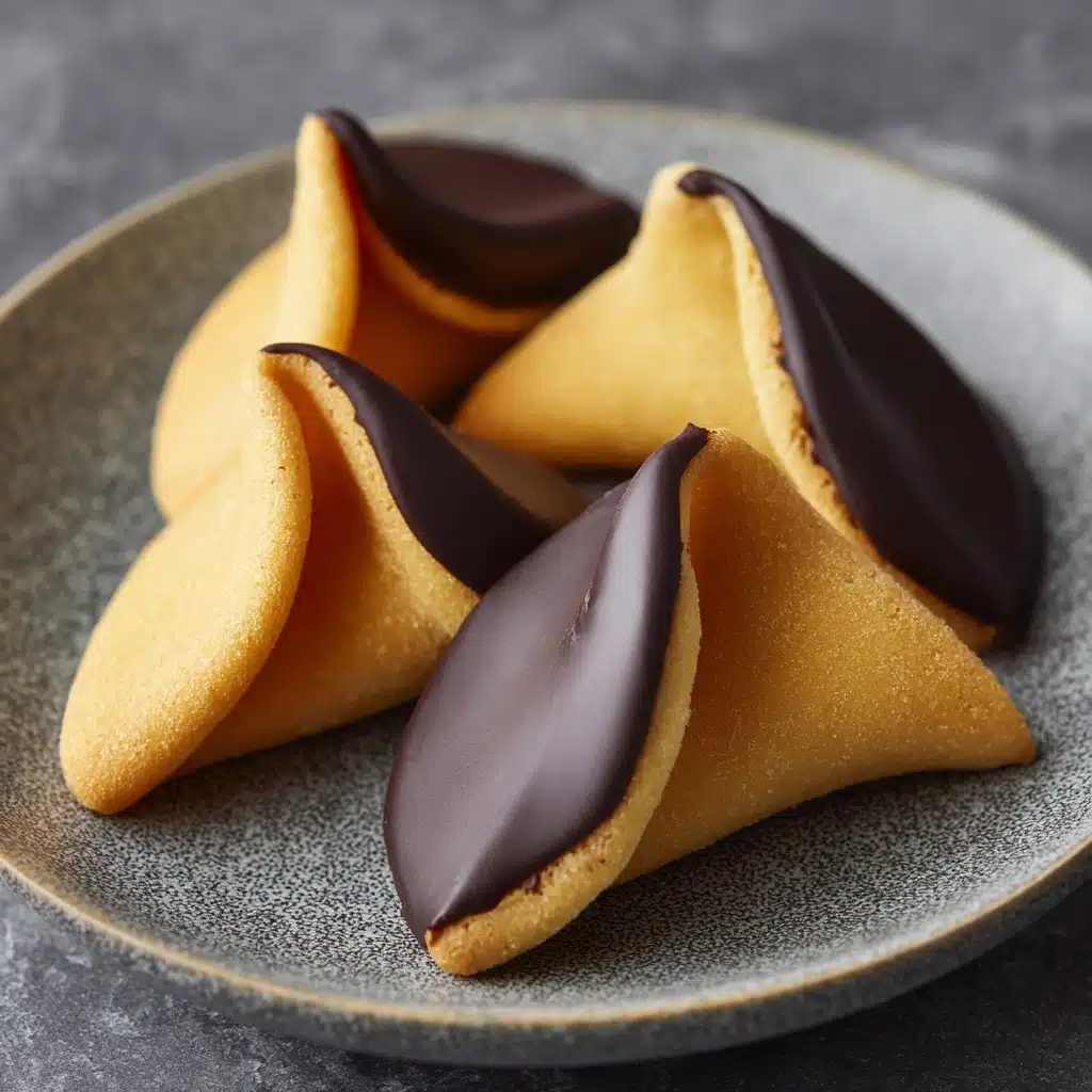 Chocolate-Peanut Butter Covered Fortune Cookies Recipe