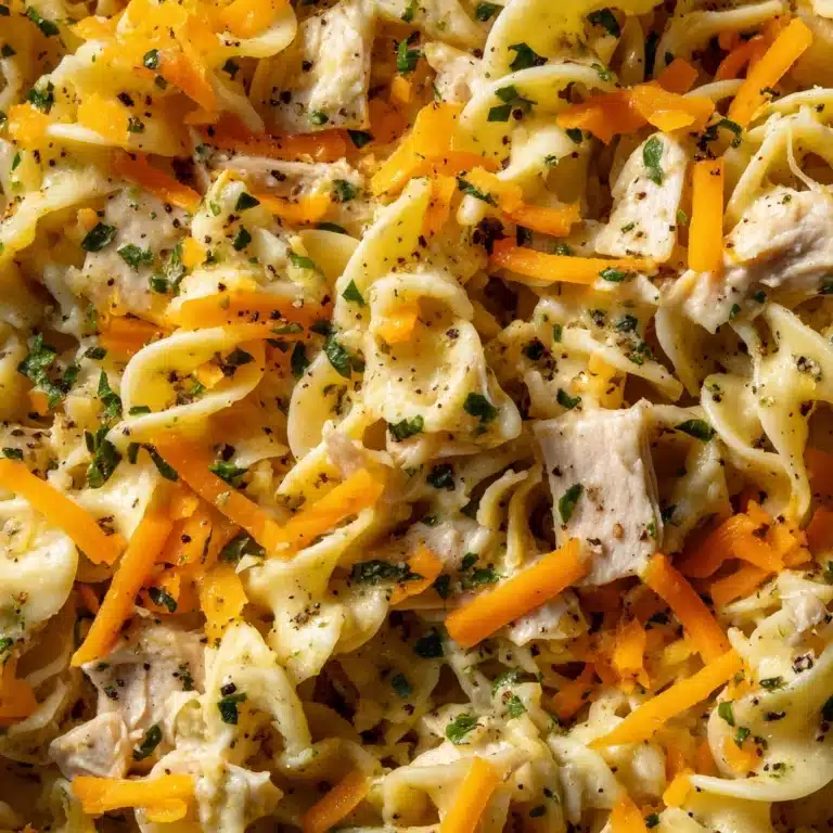Cheesy Chicken Noodle Casserole Recipe