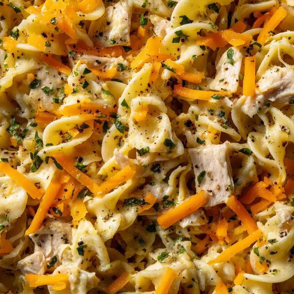 Cheesy Chicken Noodle Casserole Recipe - Recipe Image