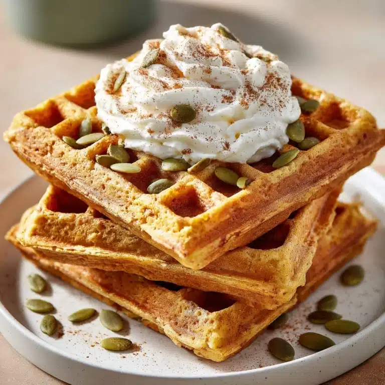 Pumpkin Protein Waffles Recipe