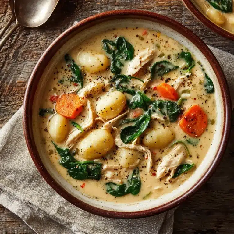 Olive Garden Chicken Gnocchi Soup Recipe