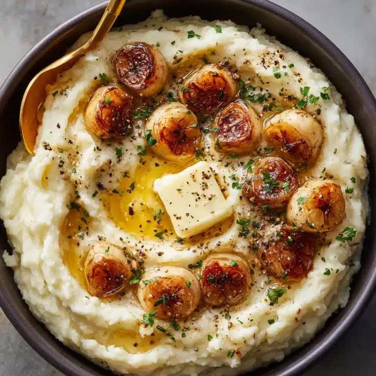 Roasted Garlic Mashed Potatoes Recipe