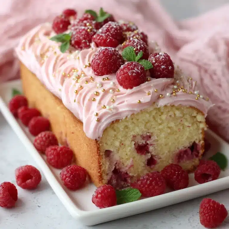 Lemon Raspberry Loaf Cake Recipe