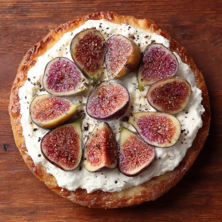 Fig and Goat Cheese Flatbread Recipe