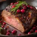 Cranberry Balsamic Ribeye Roast Recipe