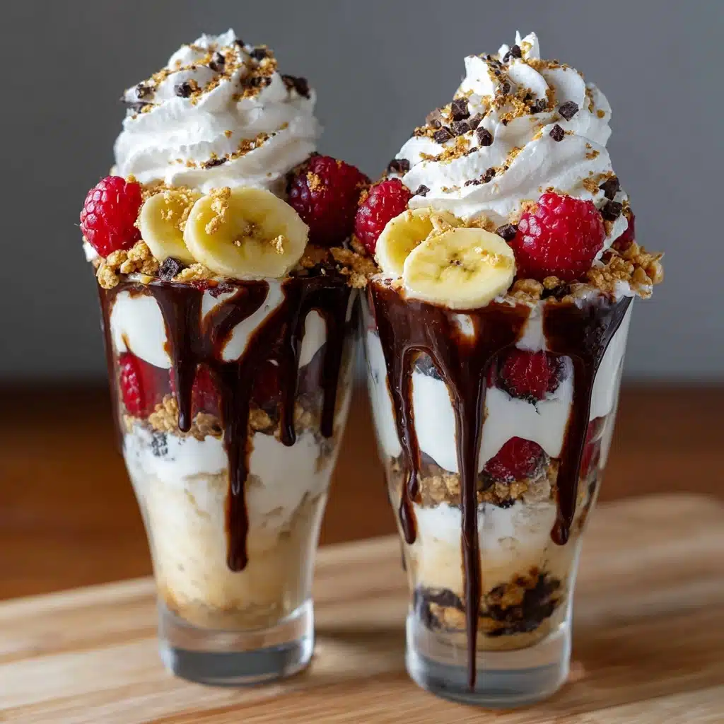 Banana Split Milkshakes Recipe