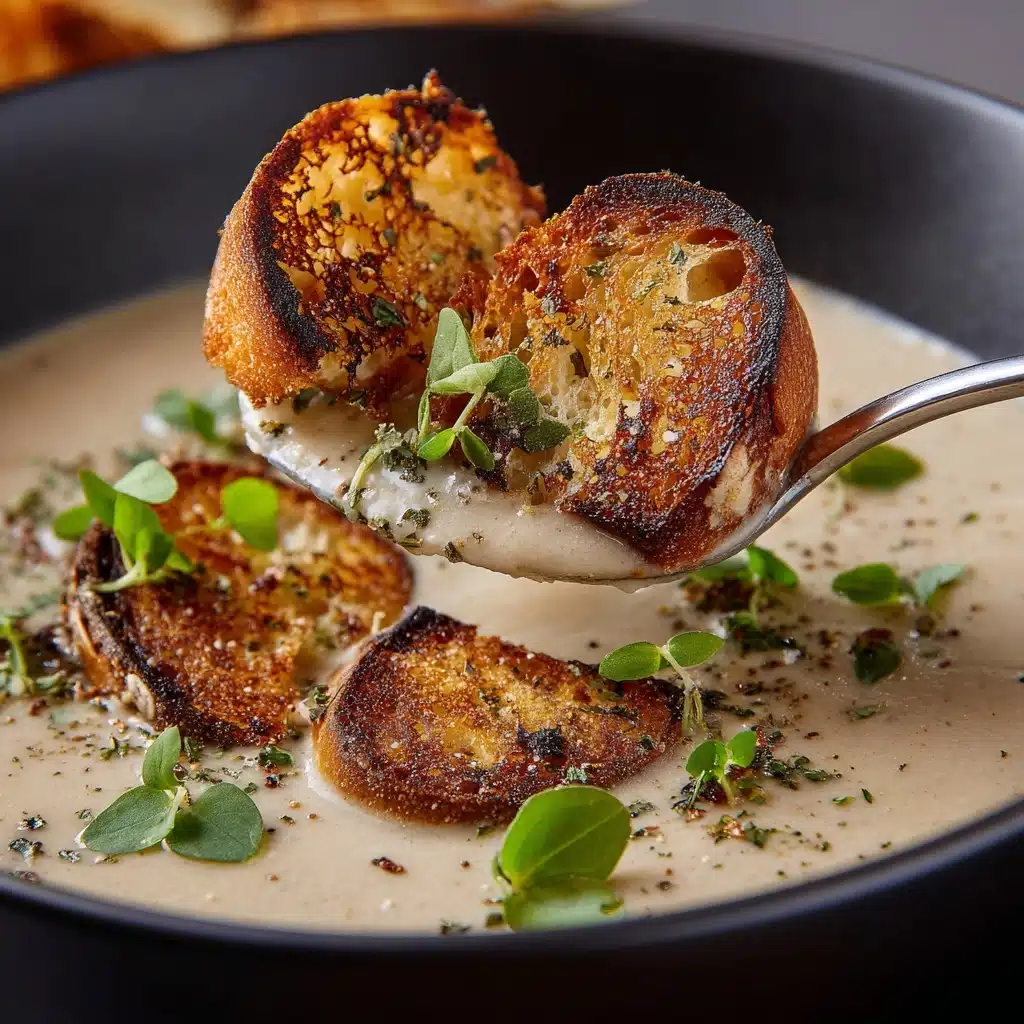 Roasted Garlic Soup Recipe