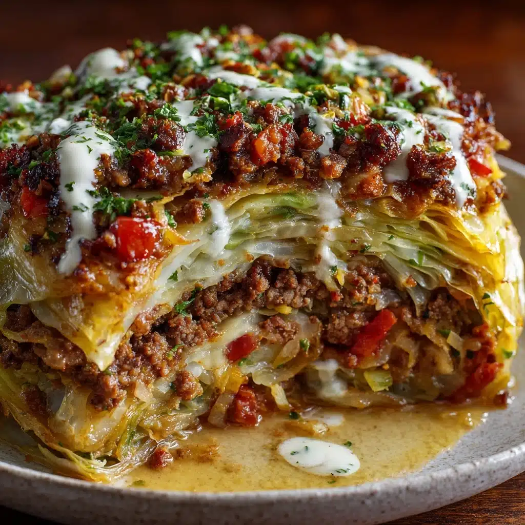 Easy & Hearty Cabbage and Ground Beef Skillet Recipe - Recipe Image