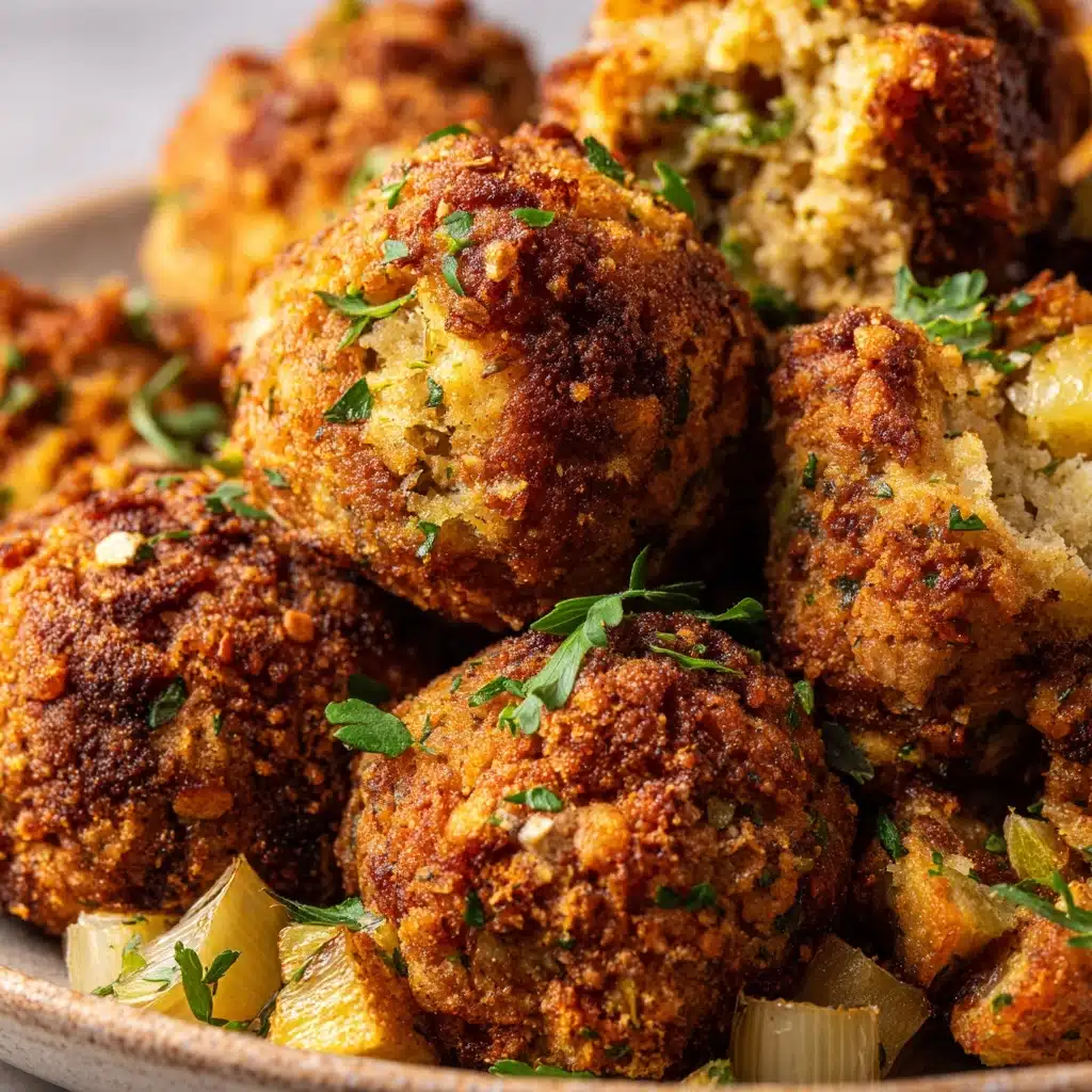 Turkey Stuffing Balls Recipe - Recipe Image