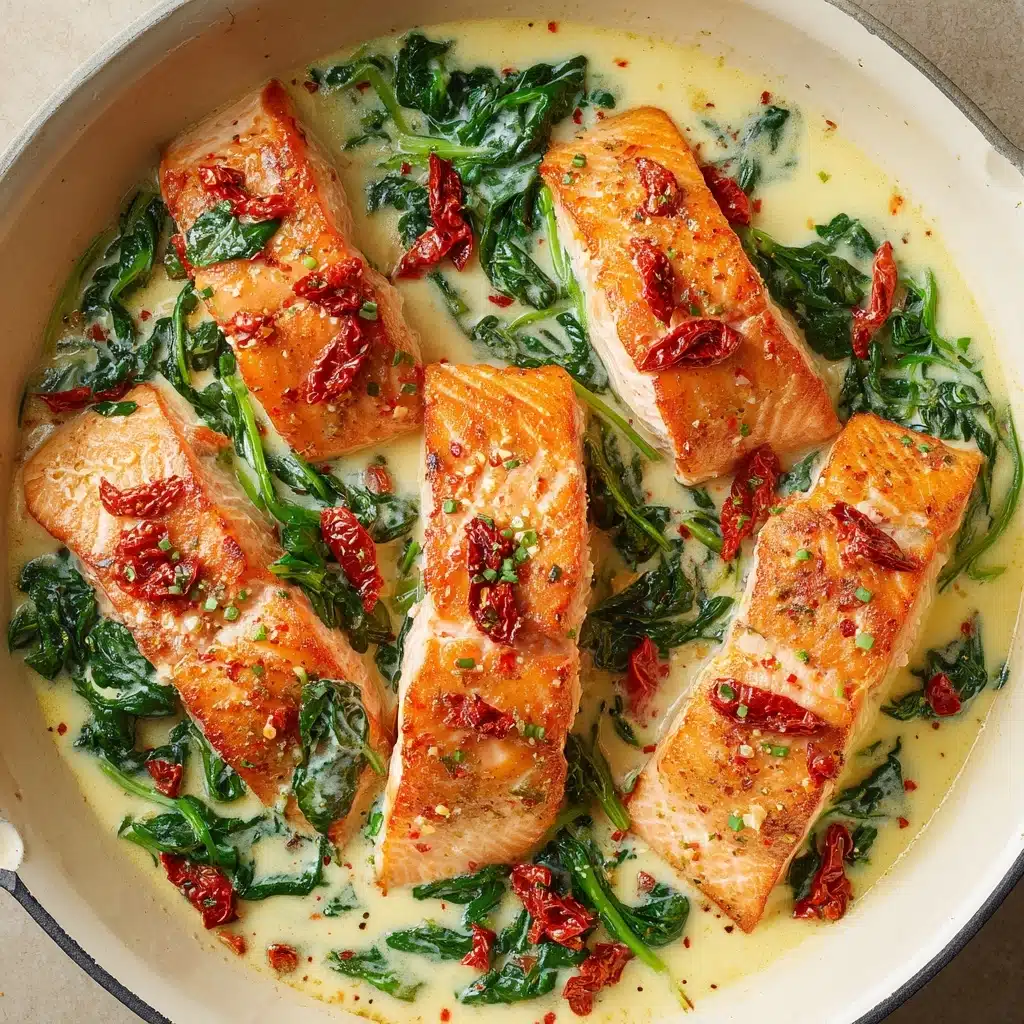Creamy Tuscan Salmon Recipe - Recipe Image
