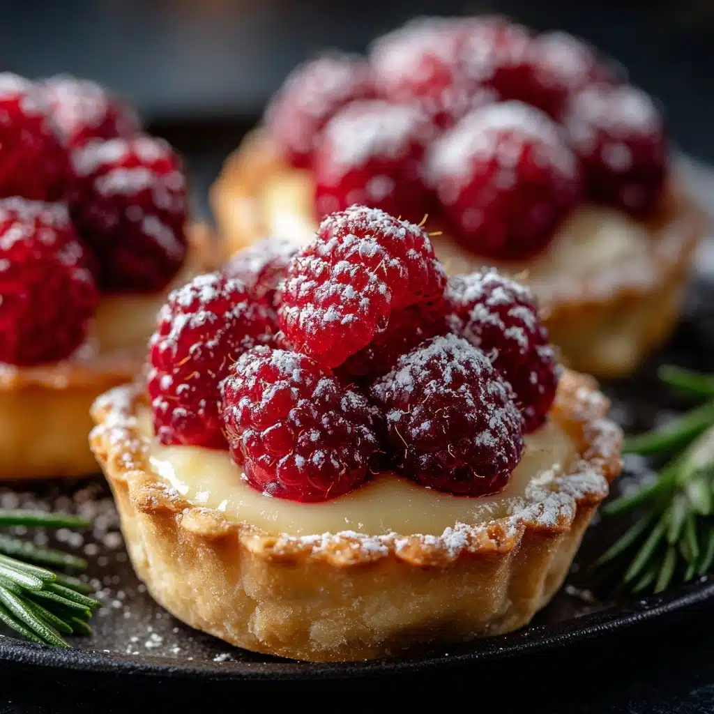 Raspberry & White Chocolate Tartlets Recipe - Recipe Image