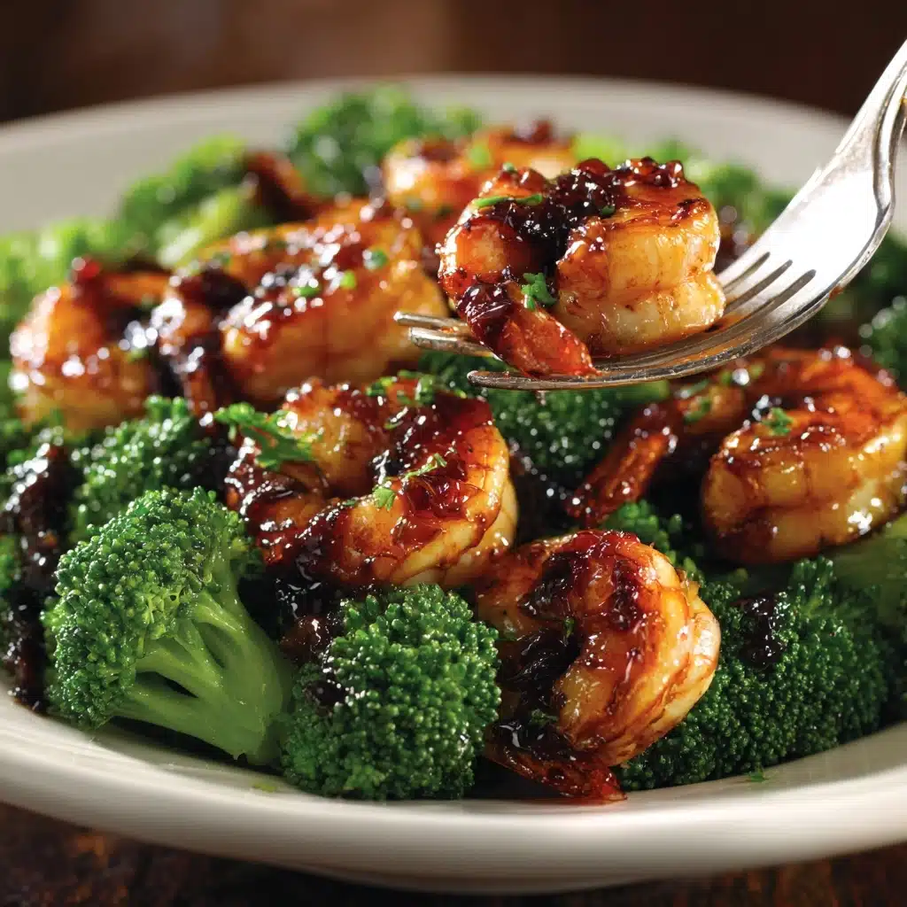 Honey Garlic Butter Shrimp & Broccoli Recipe - Recipe Image