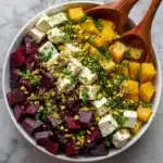 Orange Beet Salad with Feta and Pistachios Recipe
