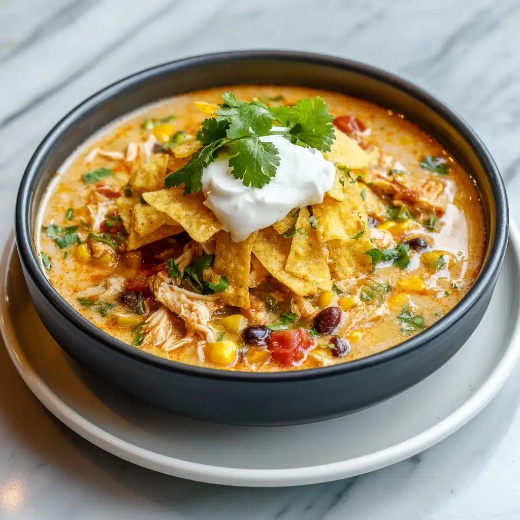 Easy Chicken Taco Soup Recipe - Recipe Image
