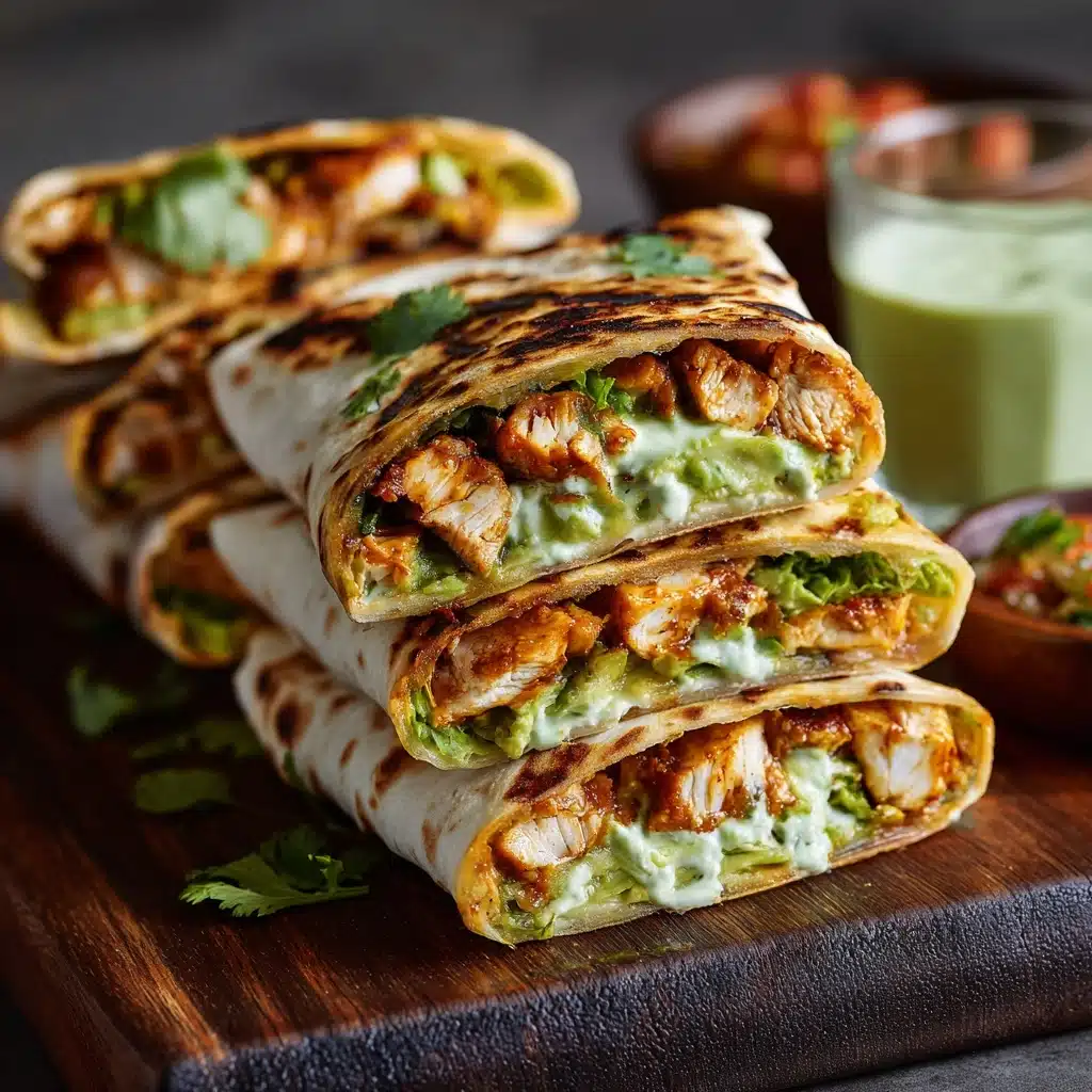 Avocado Chicken Wraps Recipe - Recipe Image