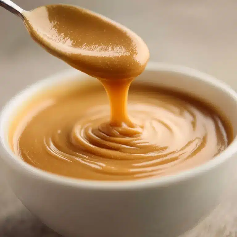 Creamy Peanut Butter Sauce Recipe
