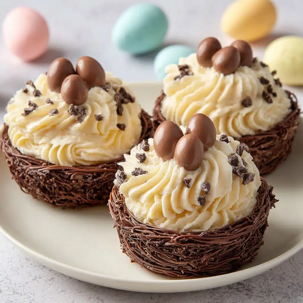 Chocolate Meringue Easter Nests Recipe